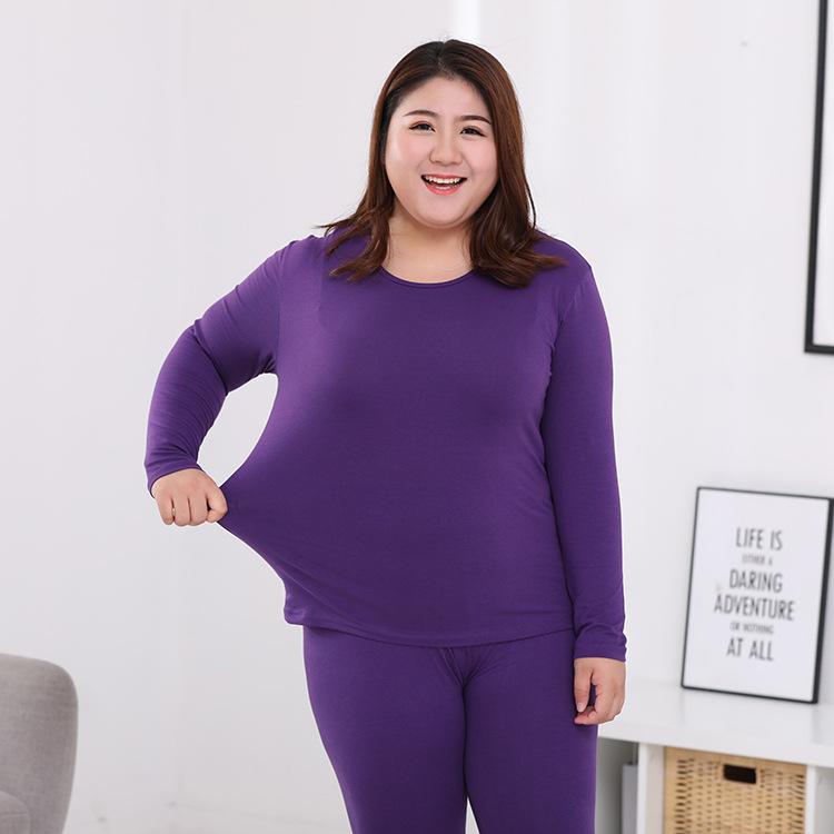 ・主な素材: 綿100%・カラー展開: ピンク、レッド、パープル、ブラック・サイズ展開: L,XL,2XL,3XL,4XL,5XL,6XL・スタイル: セットイン・ネックライン: クルーネック・袖丈: 長袖・パンツ丈: ロング・機能: 保温・厚み: 中厚(約170g/平米)・対象年齢: 青年・対象性別: 女性・柄: 無地・層数: シングルレイヤー