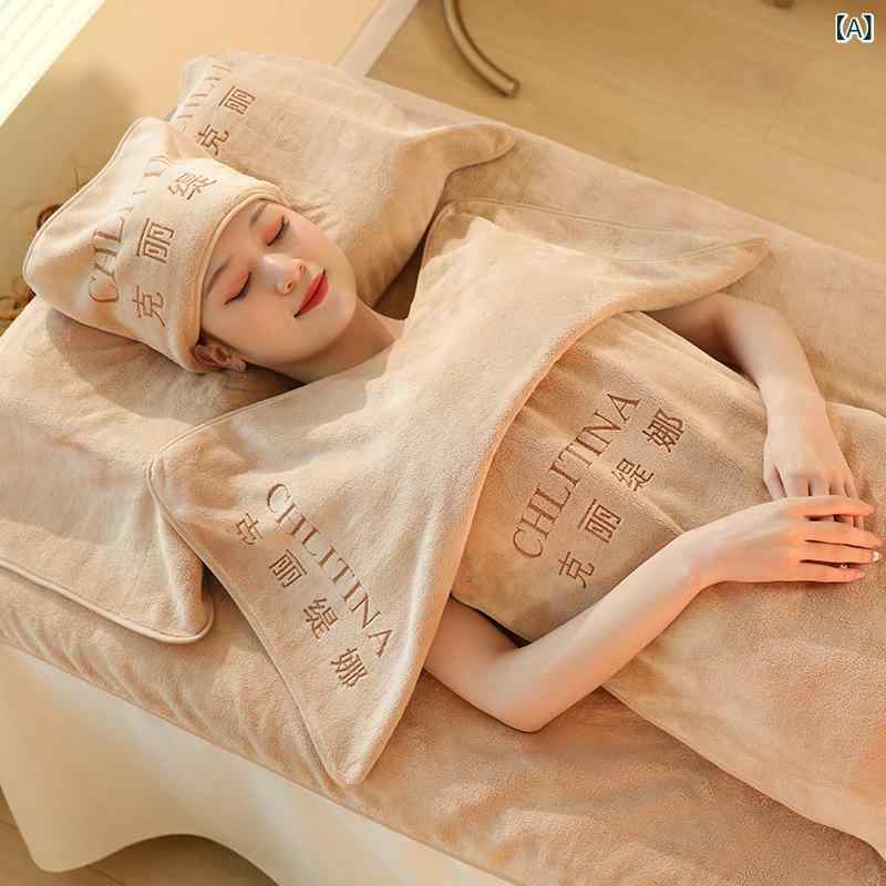 美容院用 珊瑚フリース 吸水 加厚 浴巾 ドライヤータオル 浴衣 マッサージタオル ベッドシーツ タオル セット ドクベージュ ライトグレー グリーン ホワイト 綿混 柔らか 速乾 軽量 通年使用 ヘアサロン 業務用 肌触り良い 衛生タオル カラーバリエ