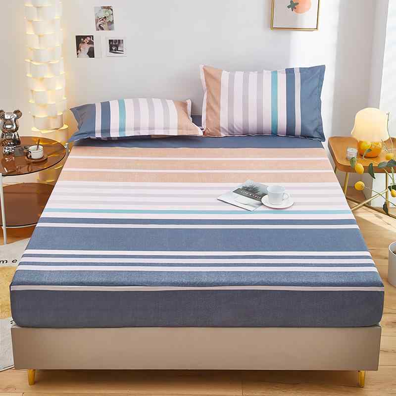 ベッドカバー 親肌 保護 セット 磨毛 台湾風 防滑 固定 シングル 90cm 120cm 150cm...