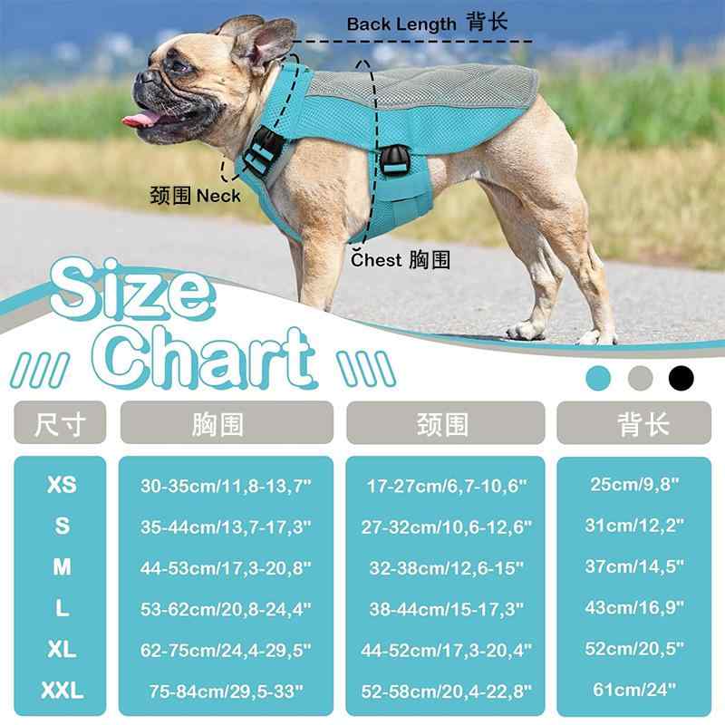 ペット 服装 犬用 夏 クール素材 背心 軽量 通気性 防暑 降温 接触冷感 ポリエステル ブルー オレンジ XS S M L XL 2XL カジュアル 普段使い アウトドア かわいい ユニセックス