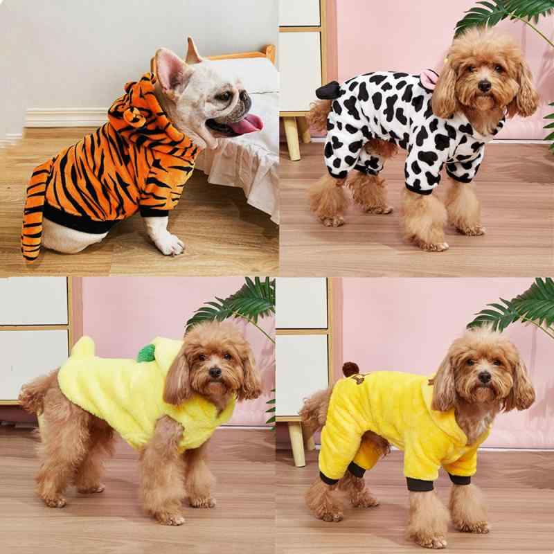 ペット服 変身コスチューム 秋冬 加厚 保暖 テディ コーギー フレンチブルドッグ 小型犬 猫用 コスプレ 衣類 コットン風 素材 軽量 伸縮性 ユニセックス タイガー ライオン バニー ラビット ドラゴン カラー 緑 ピンク アイボリー ブラック