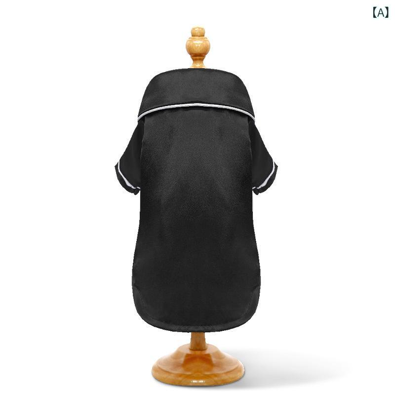 ペット服 犬猫用 二足 春夏服 ポリエステル 接触冷感 軽量 ブラック 赤 紫 ブルー ワインレッド グレー XS S M L XL 2XL 3XL 4XL 5XL テディ プードル ビションプリビエ ポメラニアン かわいい 普段使い