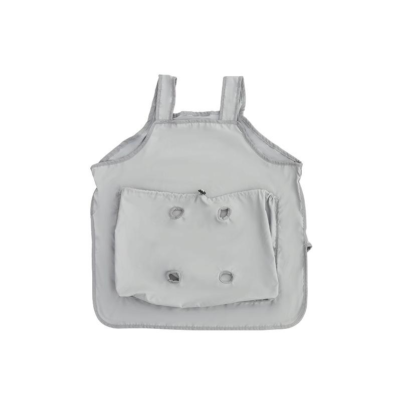 Other Medium-Sized Dog - 猫用 夏季 撸猫服 抱猫 エプロン 防毛 防爪 囲み ペット服 背広パンツ 灰色 布 接触冷感 軽量 伸縮性 吸湿速乾 普段使い かわいい カジュアル ユニセックス(x10)
