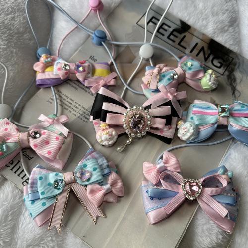 ペット リボン 口水巾 ドッグ キャット 首輪 飾り かわいい 蝶結び ビビッドカラー ピンク ブラック グリーン パープル イエロー チェック柄 星柄 ハート柄 通年 室内遊び 散歩 アクセサリー 柔らかい 布製 ネック ガード