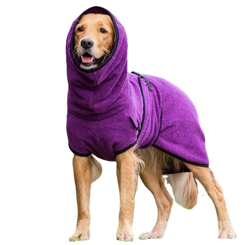 ペット服 ユニセックス 犬用 背広パンツ セットアップ 厚手 保暖 ユニセックス ブラック パープル イエロー ライトブルー ダークグレー ライトグレー グリーン コットン混紡 暖か素材 冬用 ペット 犬服 セット スウェットパンツ フーディー トップス