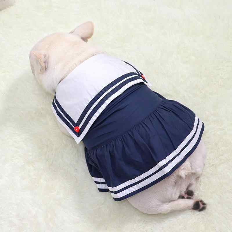 ペット用 スカート 服 ユニセックス 綿素材 接触冷感 軽量 通気性 春夏 秋冬 かわいい 動物用 犬猫対応 ユニオンジャック柄 ネイビー アイボリー ピンク 普段使い アウトドア 室内着 短め丈 ふんわりシルエット 伸縮性 速乾 再生繊維 ビッグサイズ