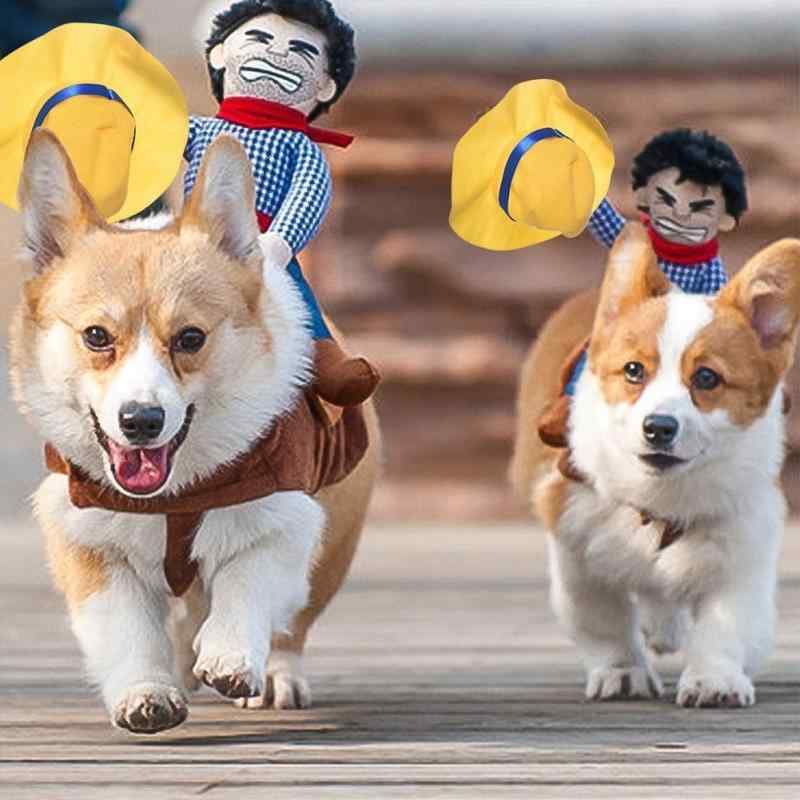 ペット 衣類 コスプレ 変身装 騎馬 牛仔 騎士 コスチューム かわいい ユーモア ユニセックス 犬服 猫服 通年 コットン 素材 軽量 快適 伸縮性 英倫 スタイル 普段使い 遊び着 アウトドア