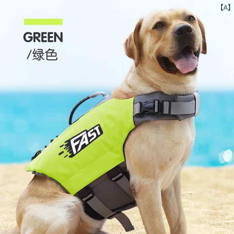 犬用 救生衣 夏用 軽量 魔術テープ 浮力 ユニセックス ペット用品 中型犬 大型犬 泳ぎ着 接触冷感 ポリエステル 防水 蛍光グリーン オレンジ 赤 安全 浮き輪 スタイル かわいい ユニバーサル サイズ S M L XL