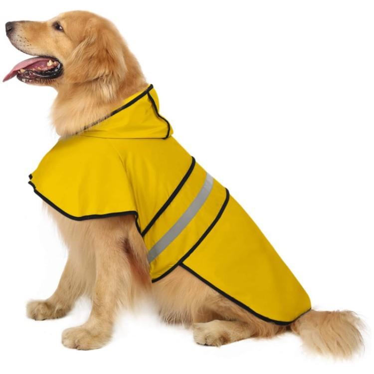 犬用 雨衣 小型犬 ビション フレーズ ペット レインコート 反射 ドッグウェア 黄色 ポリエステル 素材 軽量 防水 雨具 雨カッパ ユニセックス サイズ S M L XL 通勤 散歩 普段使い 雨の日 アクセサリー かわいい スタイル カジュアル