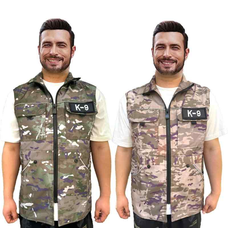 犬用 防咬服 訓練用 ベスト ポリエステル 素材 迷彩柄 ジャングルカモフラージュ デザートカモフラージュ 作業犬 保護装備 耐久性 軽量 ユニセックス カジュアルスタイル 通年使用 犬訓練 ペット用品