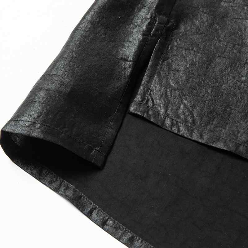 メンズ 唐装 シャツ 桑蚕絲 100% 短袖 切り替え 印花 夏用 中年 男性向け 日常 通勤 軽量 通気性 シルク 生地 クラック 柄 香雲紗 風 中国風 紳士 トップス 涼しい 吸湿性
