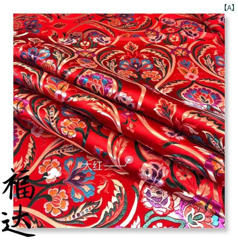 ・素材: 100%ポリエステル・糸番手: 300D・密度: 92本/cm・重量: 300g・幅: 75cm・加工: 染色・用途: ウェディングドレス、ベッド用品、バッグ、カーテン、ファッション、装飾布、ステージ衣装、クッション、ソファ、テーブルクロス・刺繍: 大型刺繍・カラー展開: 赤、ピンク、緑、青、黄、白、ワインレッド、ネイビー