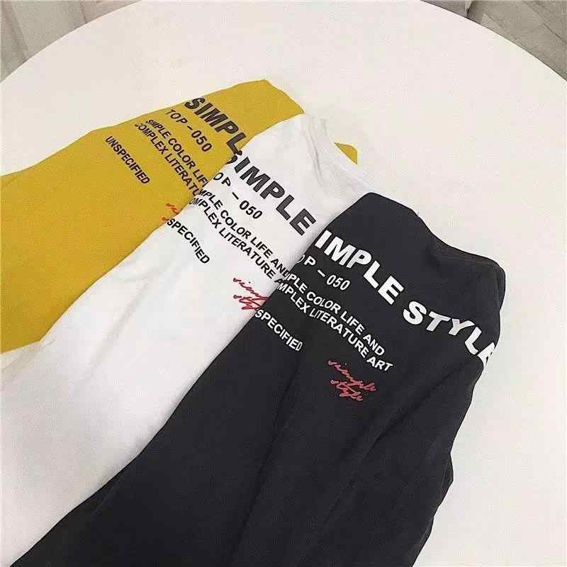 Tシャツ 女性用 夏 短袖 トップス 韓国風 ワイドシルエット 中丈 丸首 プリント柄 アルファベット柄 接触冷感 再生繊維 綿混 伸縮性 ゆったり 学生服 普段使い 快適 ブラック イエロー ホワイト