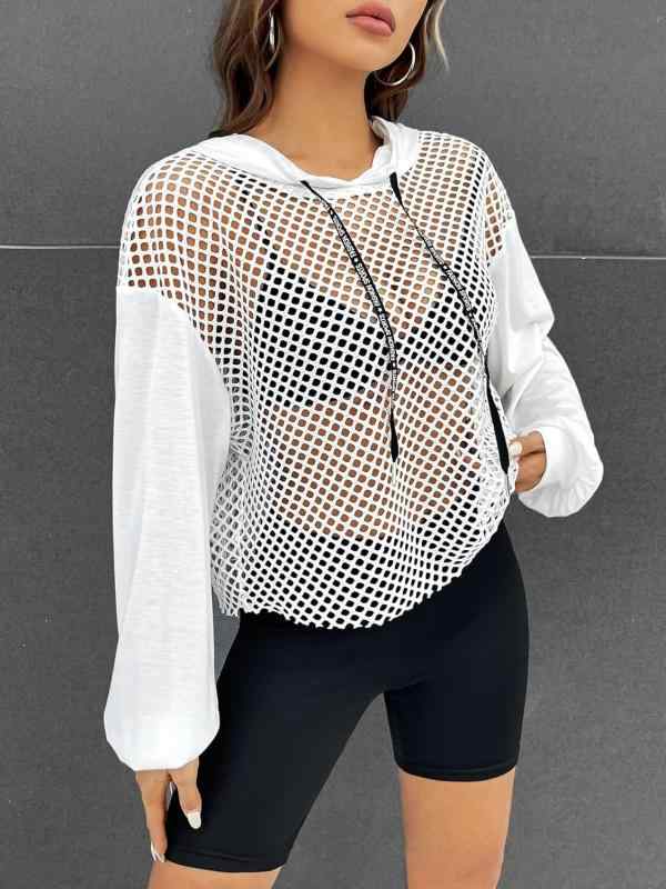 ・カテゴリ: Tシャツ・スタイル: 潮流風・主な素材: ポリエステル90-95%・柄: 無地・袖丈: 長袖・袖型: 灯籠袖・デザイン: ピース/スプライス・フィット: ルーズフィット・丈: ミドルロング(65-80cm)・ネックライン: フード付き・カラー展開: グレー、ブラック、ホワイト・サイズ展開: S、M、L、XL、XXL