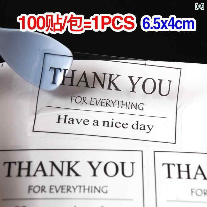 シール ラベル 透明 長方形 熱接着 �