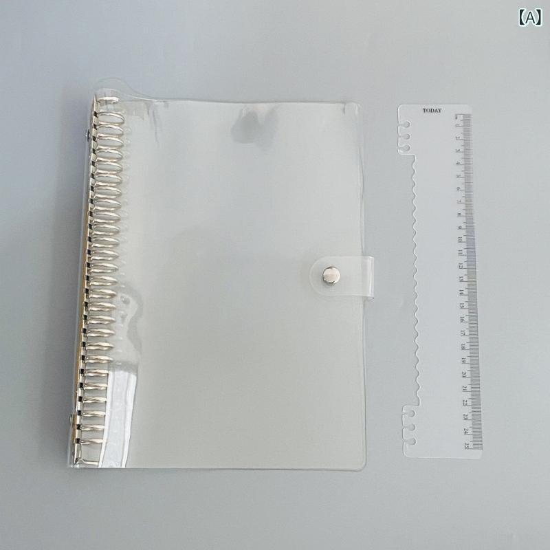 ノート 手帳 B5 A4 PVC ソフトカバー シンプル 無印風 小清新 活頁 バインダー 取り外し可能 メッシュ 横線 空白 ドット グリッド ノートパッド 原木パルプ 紙 40g 軽量 100ページ以上 スケジュール帳 ジャーナル プランナー デイリ