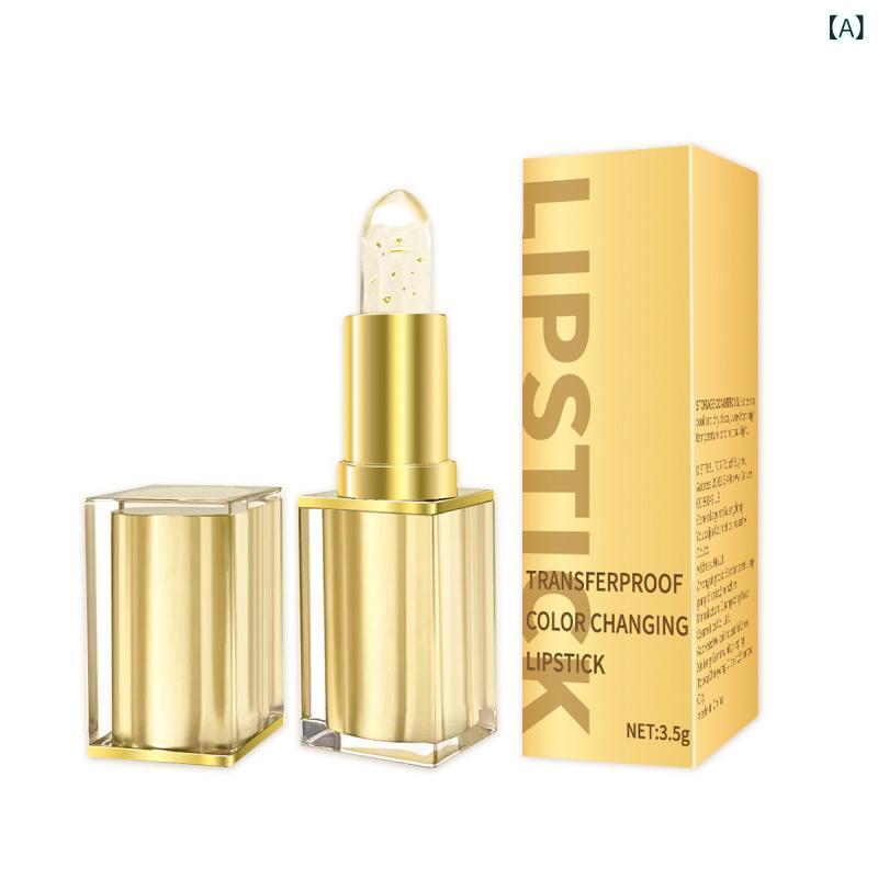 リップ 温感変色 唇膏 保湿 口紅 潤唇膏 3.5ml 色持ち 唇ケア メイクアップ コスメティック ティント グロス ナチュラルメイク 日常使い 保湿成分 滑らかな塗り心地 色移り防止 女性用 口元メイク