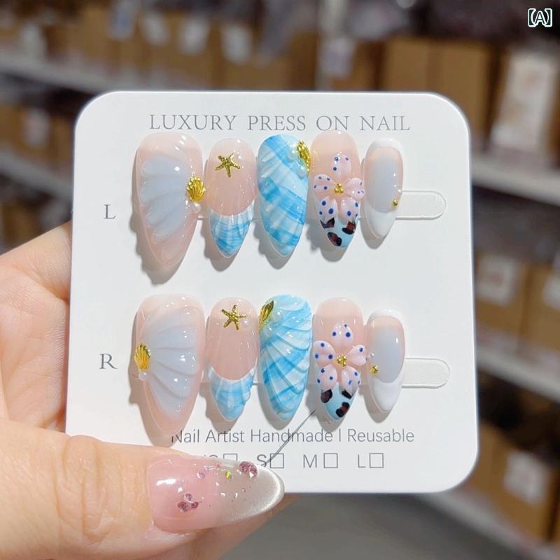 ネイルチップ 女性用 かわいい 浮雕デザイン 法式 簡約 ヨーロピアン INS風 穿戴式 花柄 柑橘 花 猫爪 チェック ヒョウ柄 立体 ハート 純手工 軽量 通勤 普段使い 部屋着 アウトドア 綿 伸縮性 接触冷感 吸湿速乾 ハイウエスト ビッグシルエ