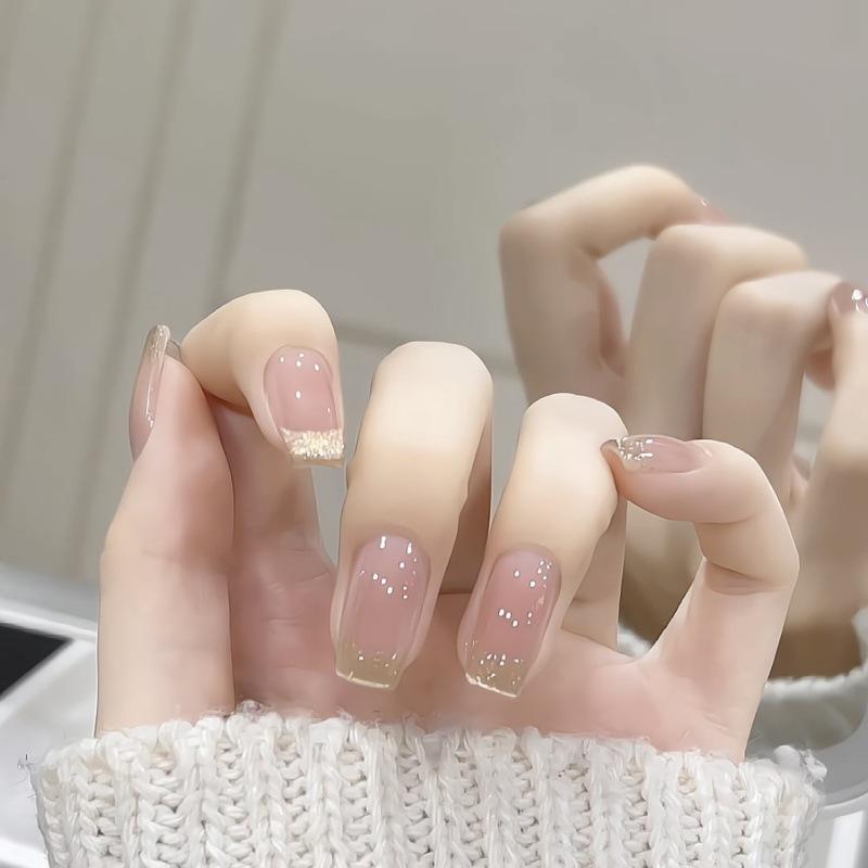 ネイルチップ 女性用 猫眼 フレンチスタイル 接触冷感 中長 バレエ 星空柄 かわいい 透け感 甘め 指先ファッション 普段使い セルフネイル 簡単装着 軽量 透明感 ピンク系 アイボリー ブラック セラミック風 光沢加工 ハンドメイド風 指甲アート ネ