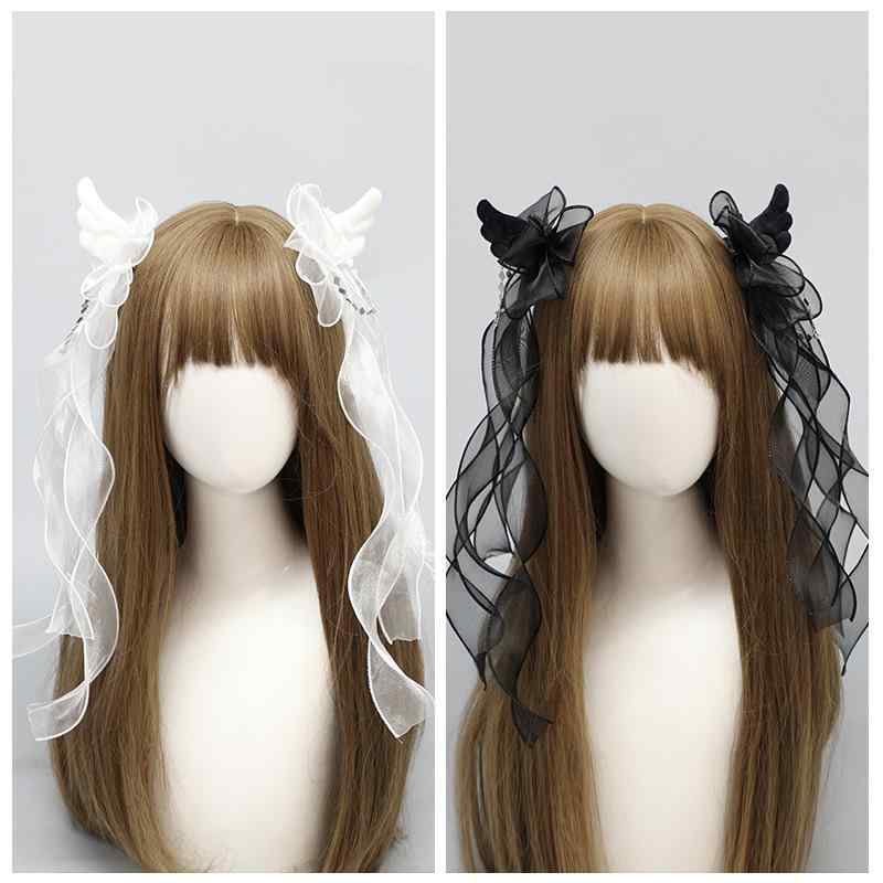 ・カテゴリ: ヘアアクセサリー・スタイル: 可愛い・スタイル分類: 清新甜美・素材: レース・加工: 手作り・タイプ: バナナクリップ・カラー展開: 白、黒・対象: 男女共通