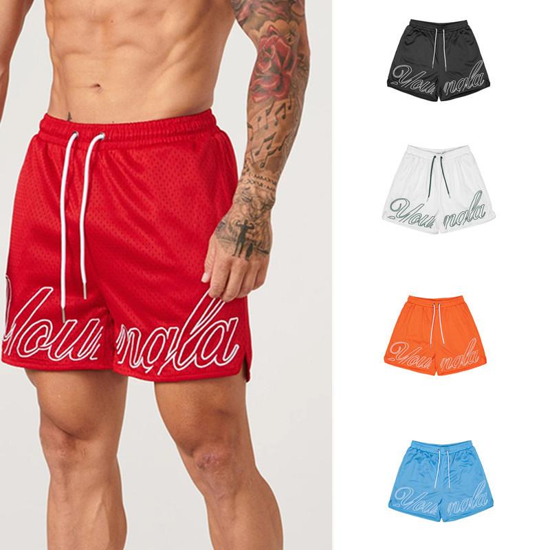 ショートパンツ メンズ スポーツ ハーフパンツ ストレッチ トレーニング ウェア 通気性 メッシュ ランニング サイクリング アウトドア 運動 伸縮性・パンツ丈: ショートパンツ・誤差範囲: 1-2cm・性別: メンズ・対象年齢: 大人・スタイル: スポーツカジュアル・生地名称: ミルクファイバーライス・生地成分: スパンデックス80%・裏地名称: 化学繊維混紡・裏地成分: スパンデックス60%・用途: ランニング、フィットネス、レジャー、サイクリング・属性: スポーツ、フィットネス、カジュアル・カラー展開: ブラック、レッド、スカイブルー、ホワイト、オレンジレッド・サイズ展開: M,L,XL,XXL,XXXL・機能: 吸湿速乾・ウエスト: 中腰・フィット感: レギュラーフィット・製品カテゴリ: パンツ