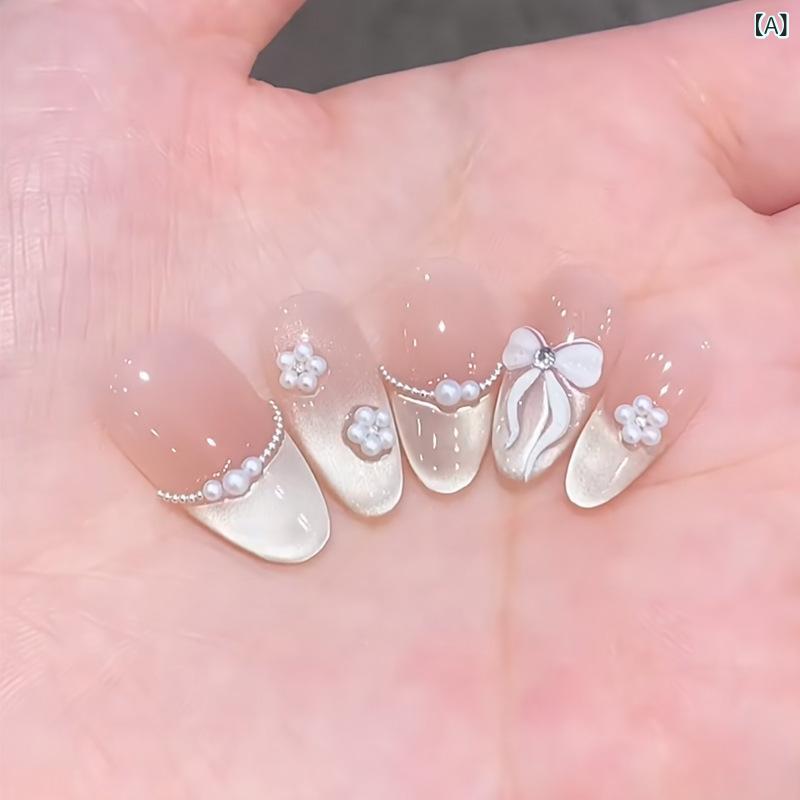ネイルチップ 女性用 夏 かわいい クリームカラー 接触冷感 蝶結 星空 星柄 短め 楕円形 穿戴式 軽量 伸縮性 吸湿速乾 ピンク系 アイボリー ビッグシルエット Vネック風 部屋着 通勤用 普段使い アウトドア 再生繊維 デニム調 ハイウエスト ラッ