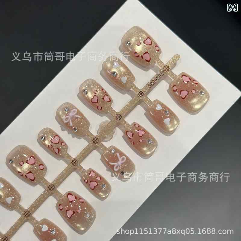 ネイルチップ ピンク ヒョウ柄 猫眼 かわいい 偽指甲 仕上げ 短め 超薄 無痕 アイス 透け感 ピンク系 伸縮性 軽量 通勤用 普段使い 接触冷感 再生繊維 女性用 指先ファッション