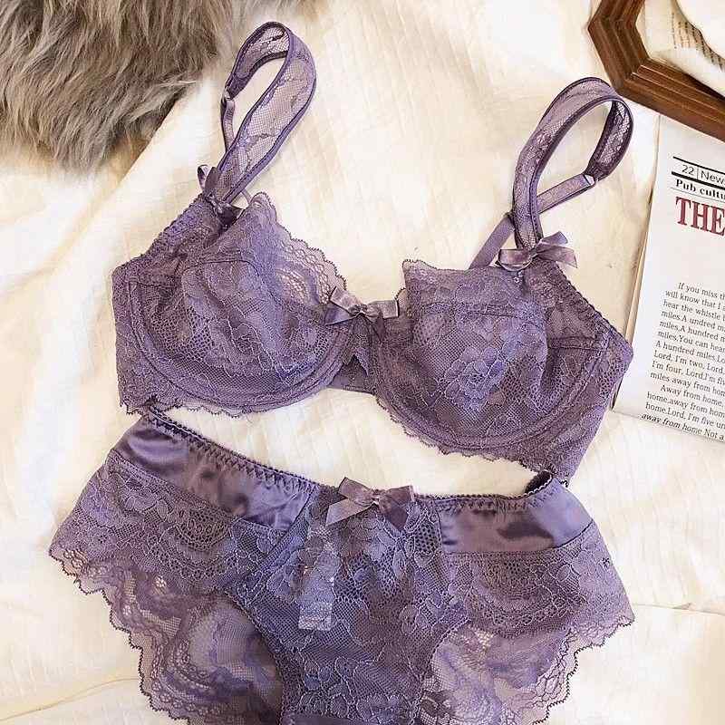ブラ 女性用 コットン 薄型 透気性 3/4カップ ソフトワイヤー 固定ストラップ 隠形 ブラジャー セット ブラック 紫 赤 軽薄 快適 伸縮性 サポート バストアップ スリムフィット 吸湿速乾 大胸対応 防下垂 コットン混 ナイロン裏地 後ろ三列ホッ