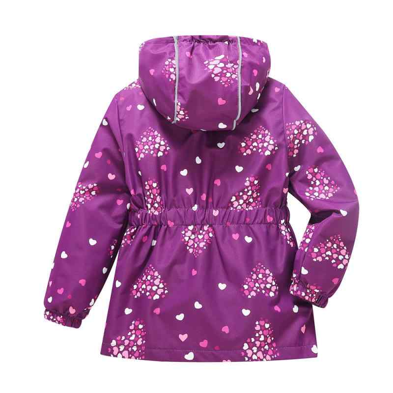 Blousons, Jumpers - 女児 キッズ レディース 女の子 子供服 春秋冬 秋冬 連帽 フード 防風 防風 縮腰 ウエスト 切り替え コート ジャケット 長袖 ハイネック 運動 登山 ハイキング アウトドア 厚手 フリース 裏起毛 ポリエステル 化繊 素材 軽量 通気性 引き裂き