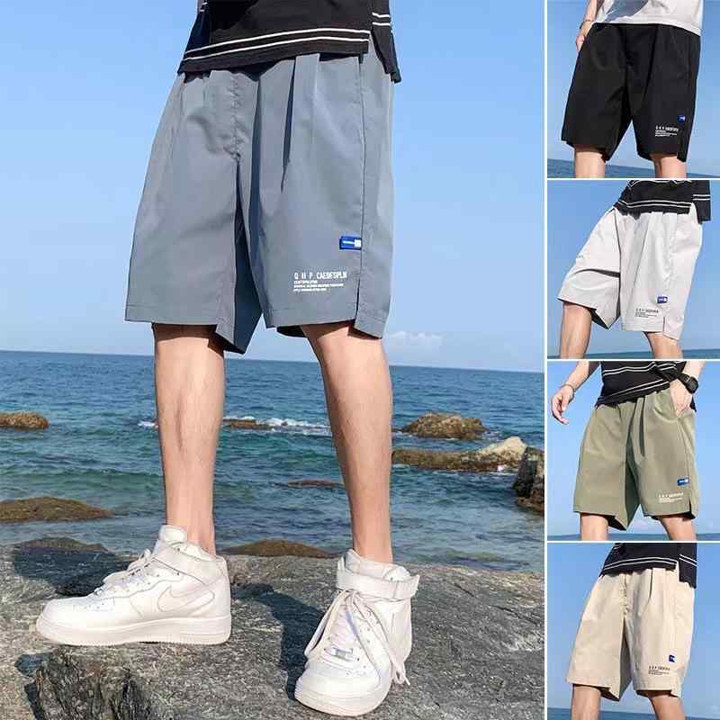 ショートパンツ メンズ 夏用 接触 速干 ハーフパンツ 五分丈 部屋着 ルームウェア ゆったり カジュアル 無地 薄手・素材: ポリエステル100%・パンツ丈: 五分丈・パンツ型: 直筒型・伸縮性: なし・スタイル: 青春流行・カラー展開: カーキ、グレー、軍緑、ブルー、ブラック・サイズ展開: M, L, XL, 2XL, 3XL, 4XL・用途: 運動, 旅行, ビジネス, 正装, ヨガ, ダンス, ハイキング, ビーチ, キャンプ, 宴会, ショッピング, 日常, ピラティス, レース, コレクション, デート, パーティー, ステージ, カントリー, ランニング, 通勤, 通学, スポーツカジュアル, フィットネス, アウトドア, 部屋着, 職場