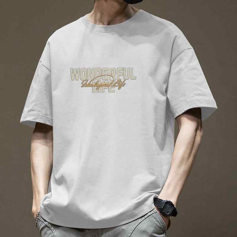Spain （Clubs） - Tシャツ メンズ 短袖 綿 素材 透気性 ゆったり デザイン 丸首 落肩袖 夏 日常 使い 白 黒 カーキ 紺 グレー 印花 カード 漫画 柄 青少年 男性 トップス ベース レイヤー 基礎 アイテム ファッション 服