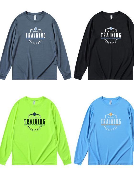 乐天商城 - Tシャツ 長袖 メンズ レディース 丸首 速乾 透気 網目 開衩 黒 運動 トレーニング バスケットボール フィットネス ジョギング サイクリング クライミング ハイキング トレッキング ポリエステル 素材 軽量 吸汗 機能 コットン 混 快適 フィット