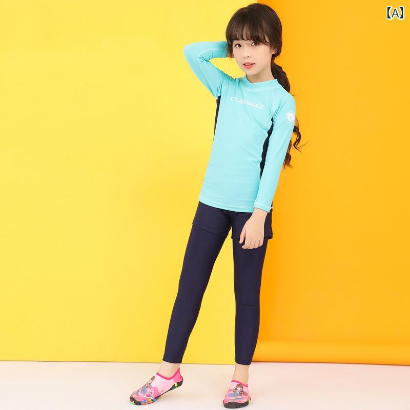 ・対象年齢: 3-15歳・対象性別: 男女・柄: 韓版、ソリッド・主な素材: ナイロン・素材: ナイロン82%・重量: 300g・裏地素材: ポリエステル・裏地: ポリエステル98%・用途: ランニング、フィットネス、サイクリング、ダンス、テニス、その他球技、水泳・カラー展開: 女児三件セット、男児三件セット・サイズ展開: M、L、XL、XXL、3XL・スタイル: トライアングルパンツ