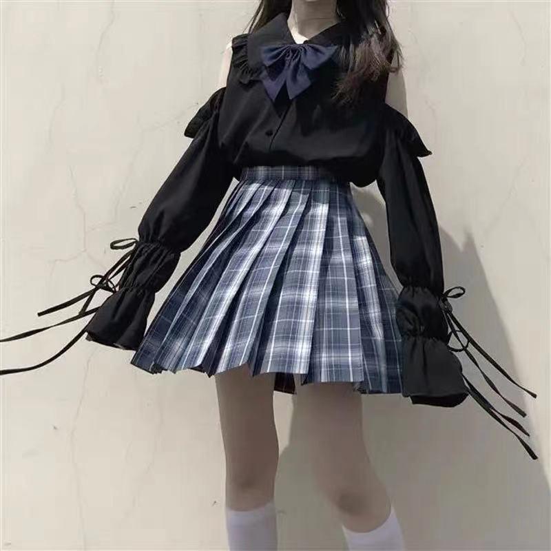 ・カテゴリ: シャツ・スタイル: 可愛風、甜美風、学院風、少女風、清新甜美・主な素材: ポリエステル80-90%・柄: その他・カラー展開: ブラック、ホワイト、グレー・サイズ展開: S、M、L、XL、2XL・袖丈: 長袖、短袖・版型: ワイドシルエット・衣長: 普通・ネックライン: ラウンドネック・袖型: フレアスリーブ・流行要素: フリル・詳細: オープンカーディガン、シングルボタン