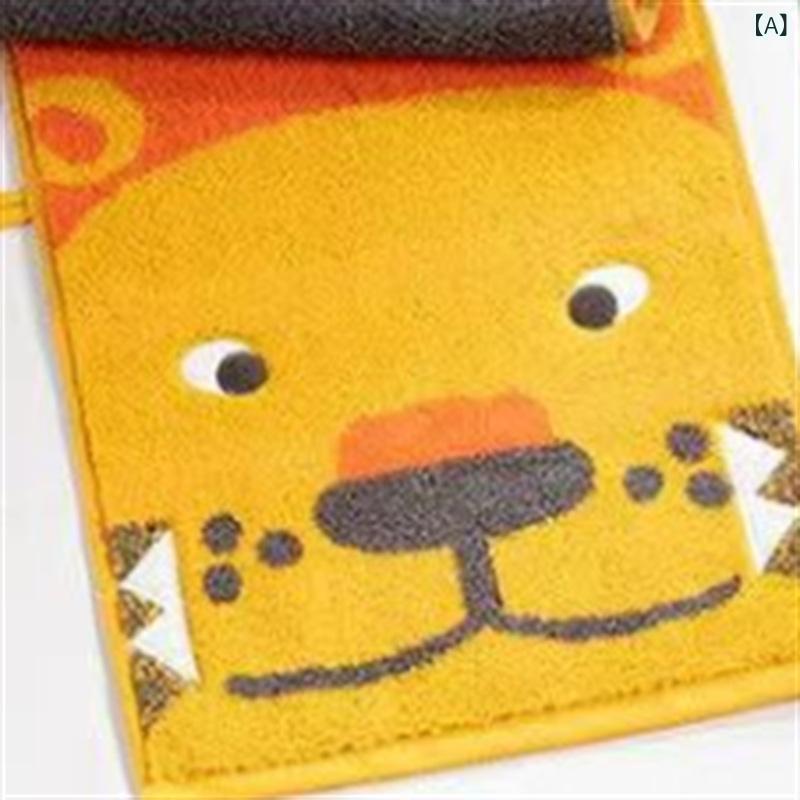 Face Towel - 小毛巾 純棉 吸水 掛式 かわいい カード 柄 オレンジ 緑 赤 50x25cm 50g-80g