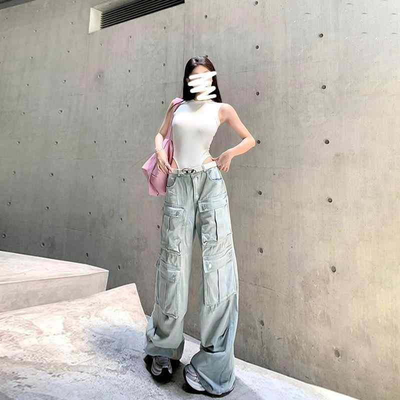 デニムパンツ レディース 秋冬 ビンテージ風 ワイドパンツ ストレートパンツ ワークパンツ ポケット付き ライトブルー・カテゴリ: デニムパンツ・スタイル: カーゴパンツ、韓国風、ストリート・素材: 綿・混率: 綿70%〜80%・生地: デニム・丈: ロング丈・ウエスト: ハイウエスト・厚さ: 普通・トレンド: ポケット・カラー: ライトブルー・サイズ展開: XS, S, M, L, XL, 2XL・パンツシルエット: ルーズ