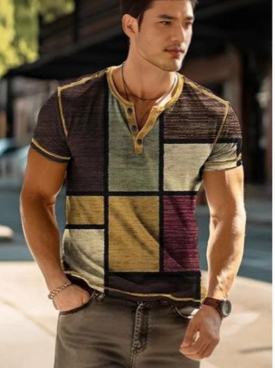 Tシャツ メンズ 半袖 ラウンドネック 配色 切り替え カジュアル アウトドア カットソー トップス 春夏 シンプル 重ね着風 軽量 通気性 普段使い 通勤 通学