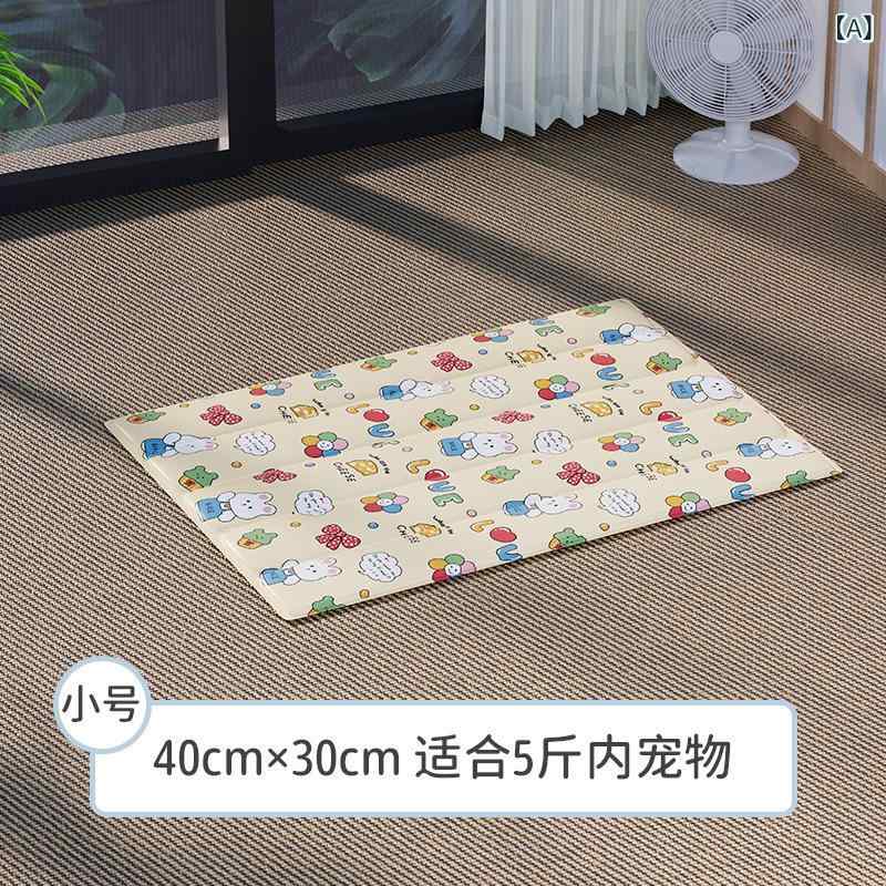 ペット用マット 冷却マット 犬用 猫用 ひんやりマット 寝具マット ペット用ベッド オールシーズン 男の子 女の子 軽量 クール 暑さ対策 快適 通気性 滑り止め 柔らかい お手入れ簡単 室内用 耐久性 ペット用品 敷物 クッション・素材: PVC・製品カテゴリ: 氷マット・サイズ展開: 長方形氷マットウサギ(小号、中号、大号)、長方形氷マット小花(小号、中号、大号)・対象: 猫・機能: 防水・カテゴリ: ペット用寝具