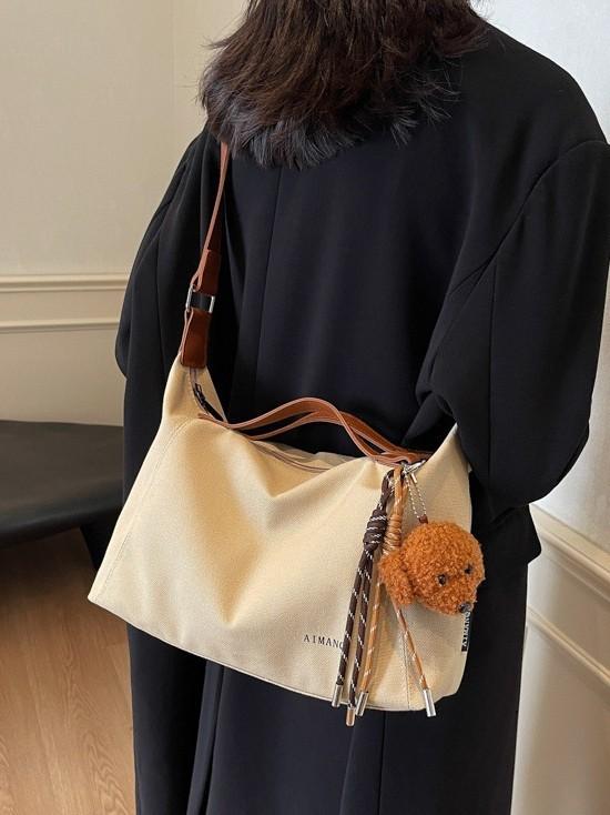 ショルダーバッグ レディース 帆布 キャンバス 大容量 トートバッグ 通勤 普段使い 軽量 カジュアル シンプル・カラー展開: ブラックブラウン、グレーベージュ、グレー、カーキ・スタイル: 都市簡素・素材: 帆布・バッグサイズ: 中・用途: 日常使用・トレンド要素: ステッチ・裏地素材: 帆布・バッグ形状: 横型スクエア・開閉方式: ファスナー・内部構造: スマホポケット・外ポケットの種類: ウェルトポケット・硬さ: 中〜ややソフト・仕切り: あり・ショルダーストラップ本数: 1本