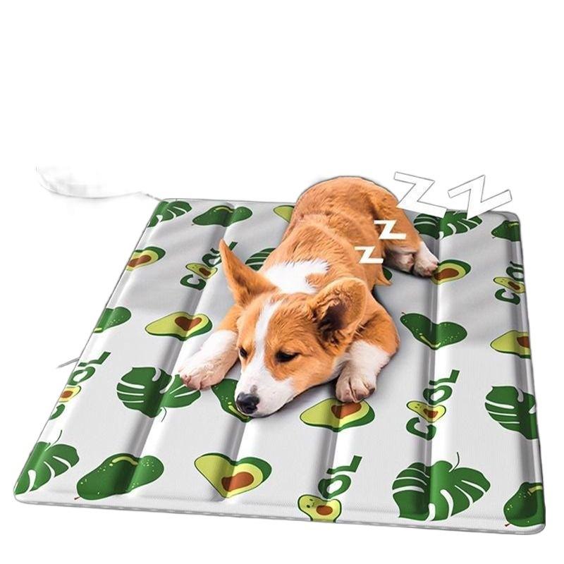ペット 涼感マット アイスマット 犬用 猫用 涼感シート クールマット ペット用ベッド 防水 耐久性 滑り止め オールシーズン・規格: 冰爽升级【牛油果冰垫】舒适翻倍,冰爽升级【萌小兔冰垫】舒适翻倍,冰感舒适【颜色随机冰垫】・カラー: 30*40cm【小体型宠物】,45*60cm【中小型宠物】推荐,60*90cm【中大型宠物】不怕翻滚・対象: 猫・カテゴリ: ペット用ベッド、ケージ