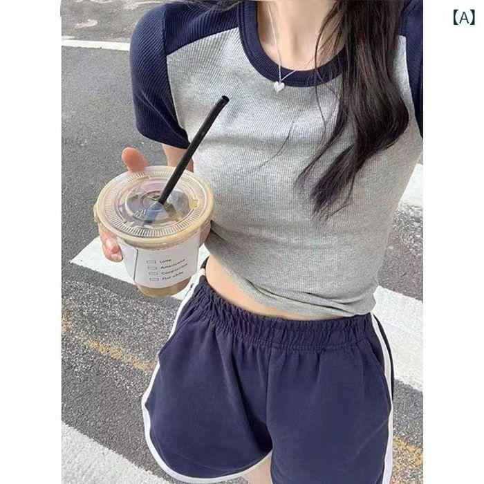セットアップ レディース 半袖 トップス カットソー 短パン ショートパンツ ハーフ...