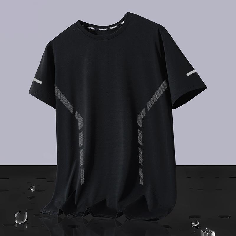 Tシャツ メンズ 半袖 接触 吸湿速乾 トップス スポーツウェア トレーニングウェア 運動 ランニング ジョギング アウトドア 薄手 ゆったり 大きいサイズ 通気性 吸汗 速乾 シンプル 無地 クルーネック 運動着・カテゴリ: Tシャツ