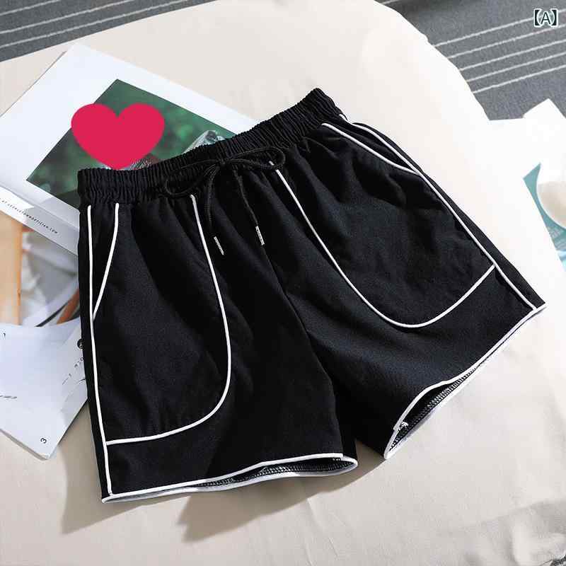・カテゴリ: カジュアルパンツ・主な素材: スパンデックス・デザイン: ポケット・パンツ形状: ワイドパンツ・パンツ丈: 三分丈・厚さ: レギュラー・カラー展開: ブラック、ホワイト・サイズ展開: S（40-47.5kg向け）、M（47.5-55kg向け）、L（55-62.5kg向け）、XL（62.5-70kg向け）・スタイル: お姉系、プライベートセレブ風・伸縮性: ミディアム