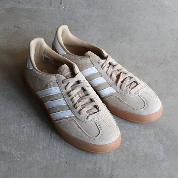 アディダスオリジナルス スニーカー adidas originals ガゼル インドア adidas GAZELLE INDOOR ベージュ×ホワイト 2026春夏新作