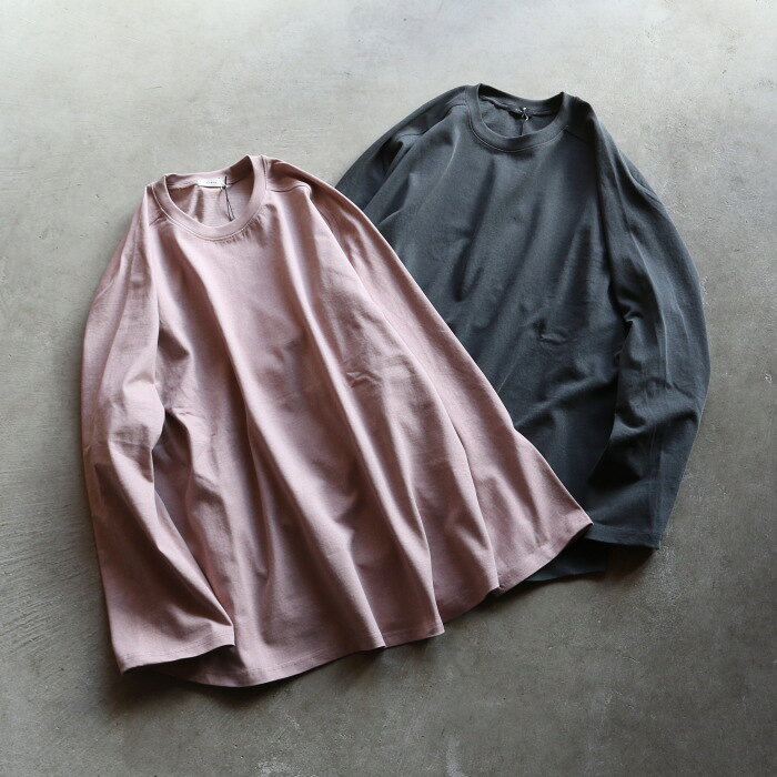 アルヴァナ トップス 無地 alvana アンティーク エフェクト ラグランTシャツ ANTIQUE EFFECT RAGLAN FREEDOM L/S TEE ブラック/ピンク 2色展開 2026春夏新作