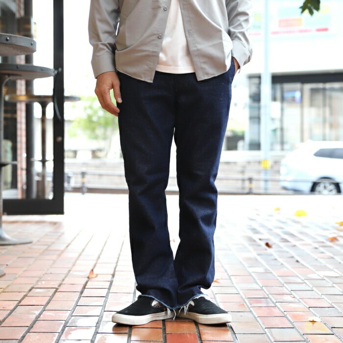 CHARGER 別注 デニム EDIT CLOTHING オリジナル デニム スラックス2way Original denim slacks ワンウォッシュ One wash 2022秋冬新作