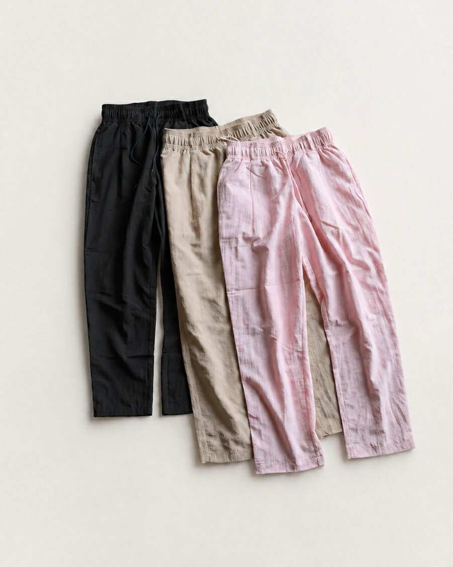 GOODAYS × CHARGER パンツ チャージャー ユニセックス テックイージーカラードパンツ Wide Easy Pants チャコール/ベージュ/ライトピンク 3色展開 2026春夏新作