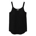 CLANE 正規商品 トップス クラネ リブ キャミソール タンクトップ RIB CAMISOLE TANK TOPS ブラック BLACK 2024春夏新作