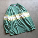 CLUCT ロンT クラクト タイダイ 染め 長袖 Tシャツ RAMONA L/S TOP グリーン GREEN 2024春夏新作