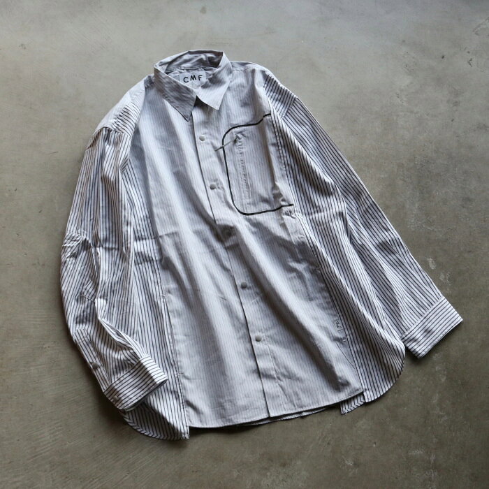 樂天商城 - CMF OUTDOOR GARMENT シャツ アウトドア ユニセックス アウトドアガーメント アタッチド シャツ ATACHED SHIRTS グレー GRAY 2026春夏新作